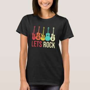 Camiseta Vamos tocar guitarra Rockstar Guitarrista Traje Mu