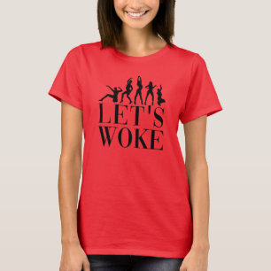 Camiseta Vamos trabalhado a preto ou branco