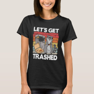 Camiseta Vamos Traz Lixo Traseiro Pode Lixar O Raccoon 2
