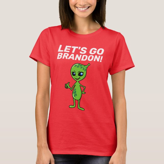 CAMISETA VAMOS VÁ BRANDON! ALIENÍGENA T-SHIRTS (Frente)