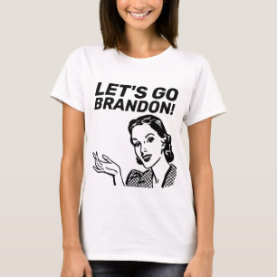 CAMISETA VAMOS VÁ BRANDON! RETRO HOUSEWIFE T-SHIRTS CAMISE