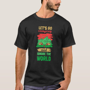 Camiseta Vamos Vai Acampar E Ignora O World Campsite Cam
