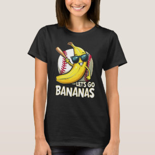 Camiseta Vamos Vai Bananas Engraçado Banana Lover