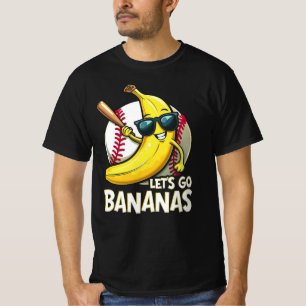 Camiseta Vamos Vai Bananas Engraçado Banana Lover