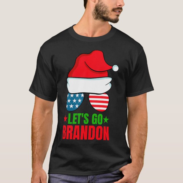 Camiseta Vamos Vai Brandon no Natal Engraçado (Frente)