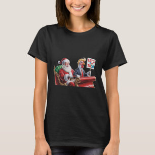 Camiseta Vamos Vai Taco - Engraçado Sleigh Com Papai Noel