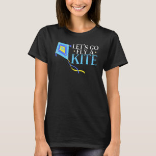 Camiseta Vamos Vai Voar Um Kite Voando Sussurro