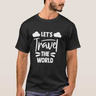 Camiseta Vamos viajar pelo mundo 1