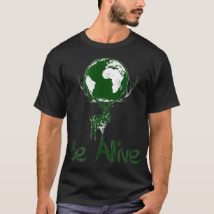 Camiseta Vamos viver verdes e proteger o ambiente