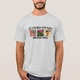 Camiseta Vamos volta para o meu lugar e lê História em quad