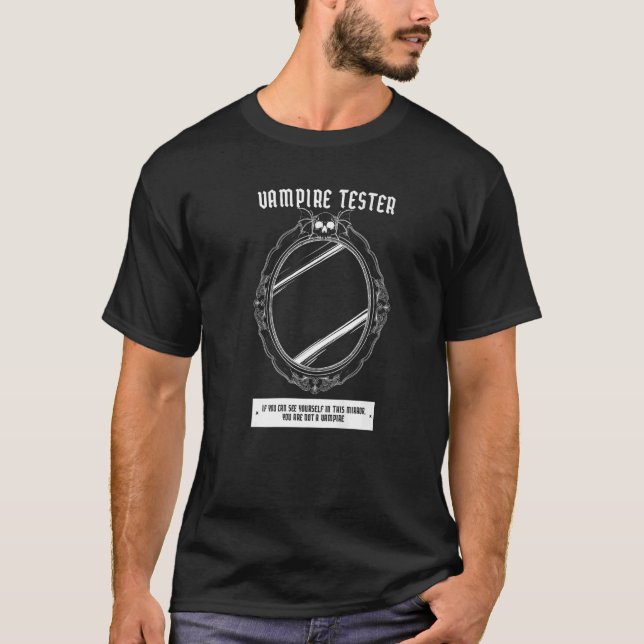 Camiseta Vampire Tester Mirror Vampire Hunter (Frente)