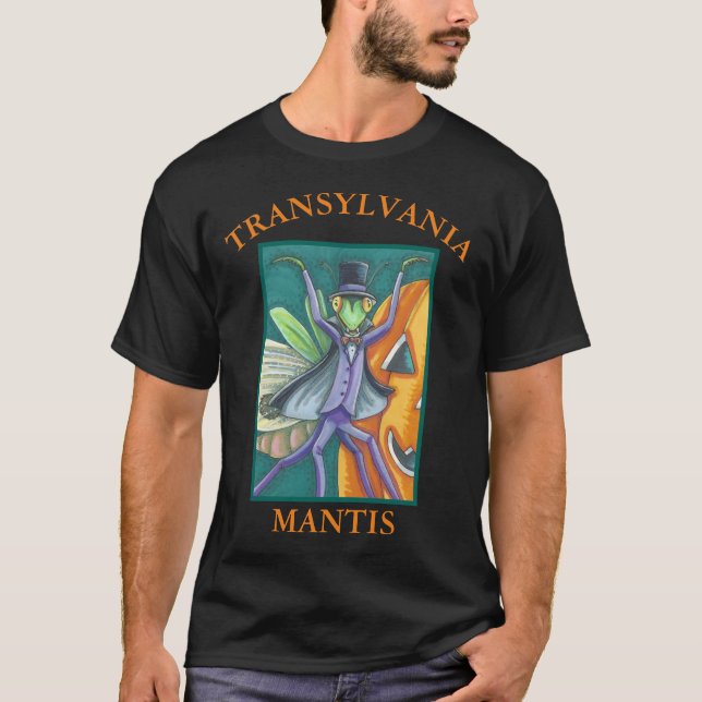 CAMISETA VAMPIRE TRANSYLVANIA MANTIS HALLOWEEN T-SHIRT (Frente)