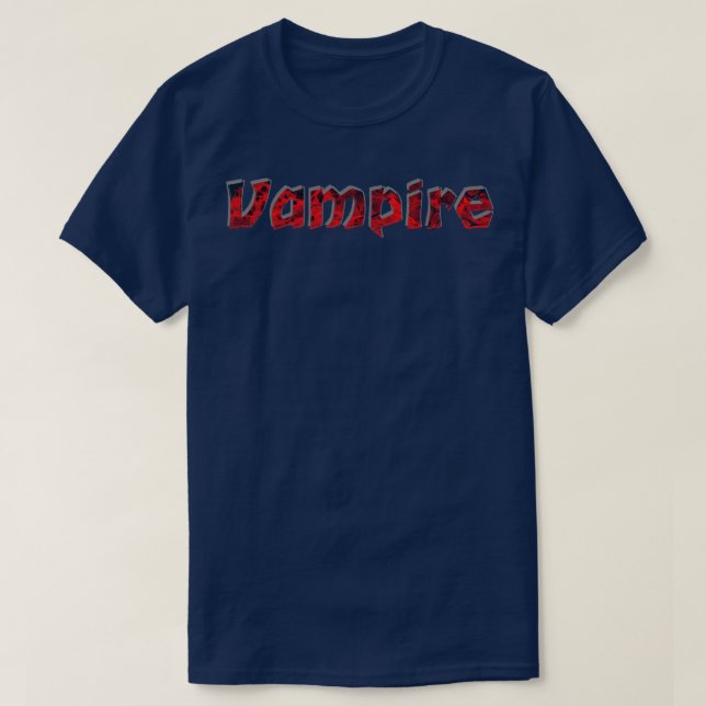 Camiseta Vampiro (Frente do Design)