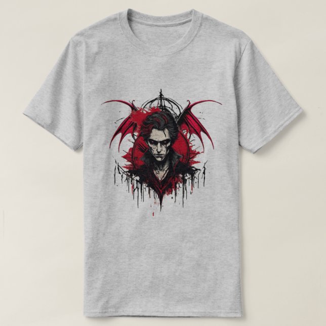 Camiseta Vampiro (Frente do Design)