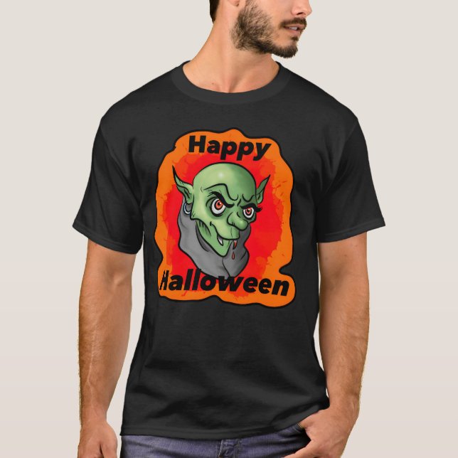 Camiseta Vampiro amigo Halloween (Frente)