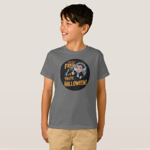 Camiseta Vampiro Engraçado Tem um Halloween Fang-Tástico