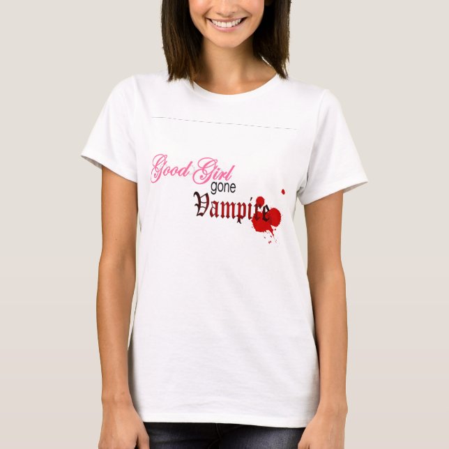 Camiseta Vampiro ido boa menina (Frente)