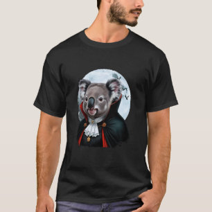 Camiseta Vampiro Koala. Festa Carnaval de Halloween Vamp En