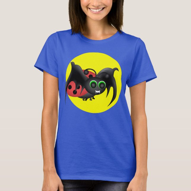 Camiseta Vampiro Ladybug Bat T-Shirt (Frente)