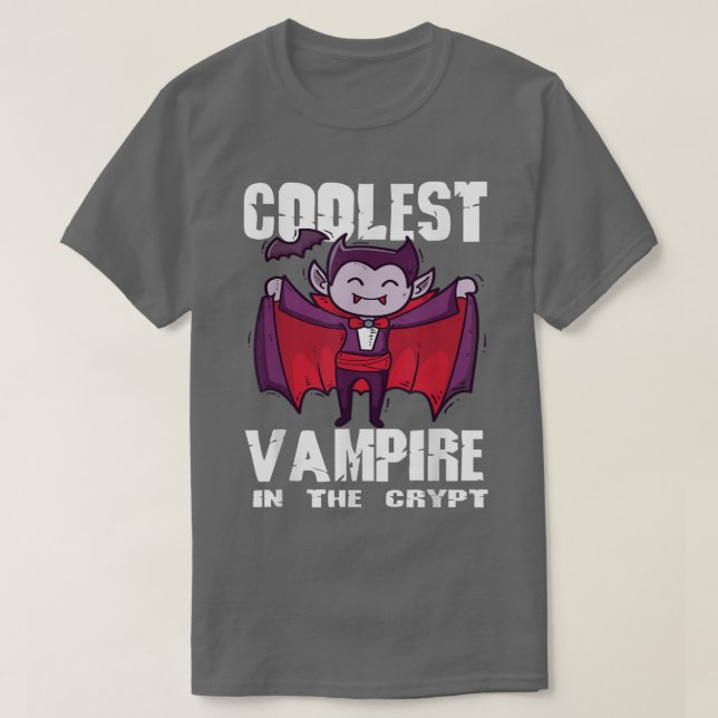 Camiseta Vampiro Mais Legal Do Vampiro Do Vampiro Do Hallow (Frente do Design)