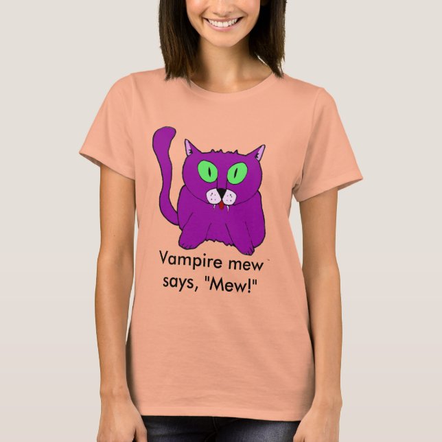 Camiseta Vampiro Mew Sheirt (Frente)