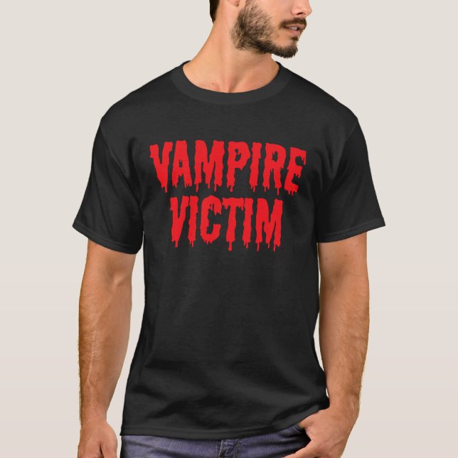 Camiseta Vampiro Vampiro Halloween Figurume preguiçoso Disg (Frente)