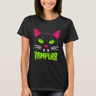 Camiseta Vampurr Cat Black Halloween Vampiro Spookire