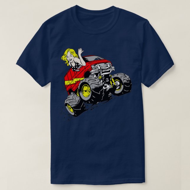 Camiseta van 4x4 personalizado retrorreflector (Frente do Design)