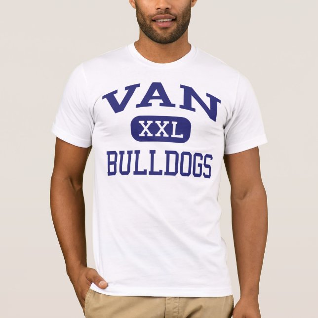 Camiseta Van - buldogues - segundo grau - Van West Virginia (Frente)