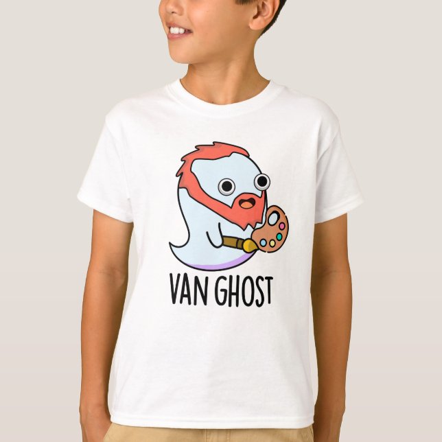 Camiseta Van Ghost Funny Artist Ghost Pun (Frente)