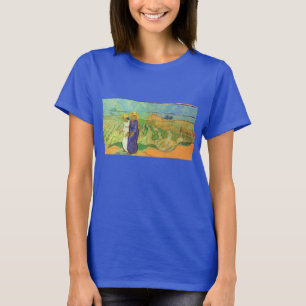 Camiseta Van Gogh, 2 Mulheres Atravessando Campos, Amigos V