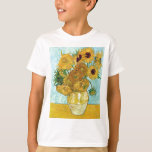 Camiseta Van Gogh Ainda Vase com Doze Girassóis<br><div class="desc">Doze girassóis num vaso,  pintados por Vincent van Gogh.</div>