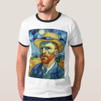 Camiseta Van Gogh "Autoretrato com Chapéu de Palha