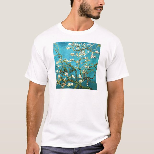 Camiseta Van Gogh Blossoming Almond Tree (F671) Belas Artes (Frente)