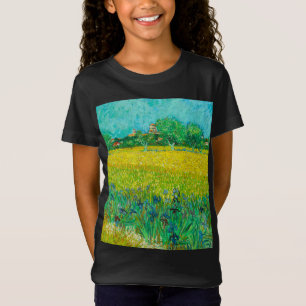 Camiseta Van Gogh Field com Irrises Perto de Arles