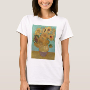 Camiseta Van Gogh - Girassóis, 3ª Versão, Repetição