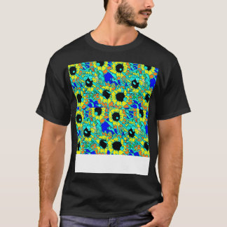 Camiseta Van Gogh girassóis grandes