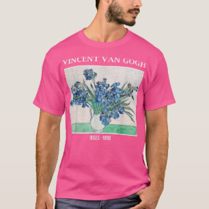 Camiseta Van Gogh Irises Starry noite Vintage famoso Art Pa