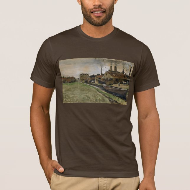 Camiseta Van Gogh Iron Mill em Haia Fine Art (Frente)