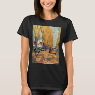 Camiseta Van Gogh; Les Alyscamps (Cemitério), Vintage Art