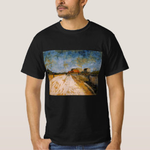 Camiseta Van Gogh Road Beside the Paris Rampart