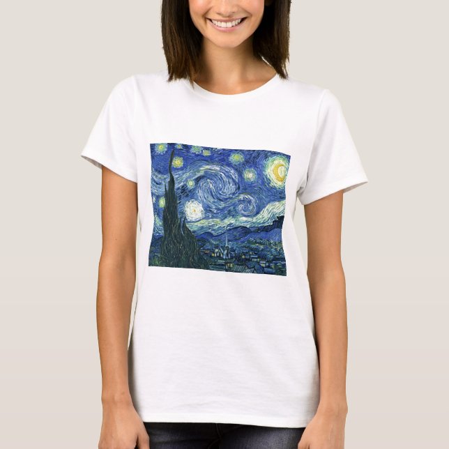 Camiseta Van Gogh Starry Night (Frente)
