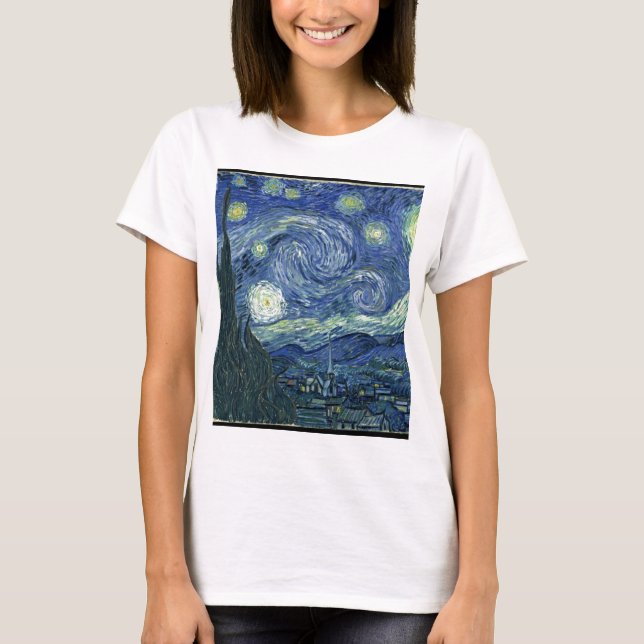 Camiseta Van Gogh Starry Night (Frente)