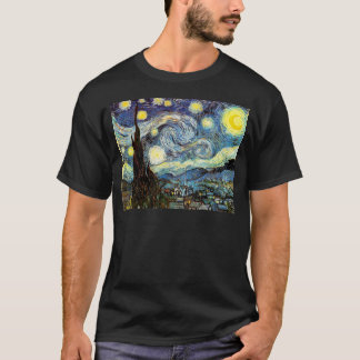Camiseta Van Gogh Starry Night Fine Art