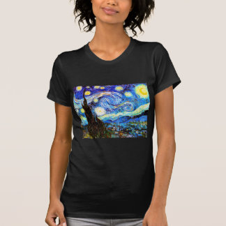 Camiseta Van Gogh Starry Night Fine Art