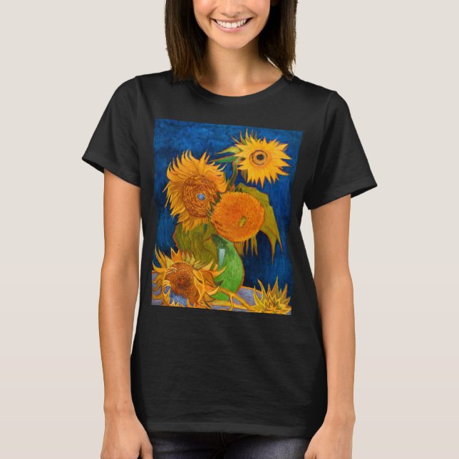 Camiseta Van Gogh Sunflower (Frente)