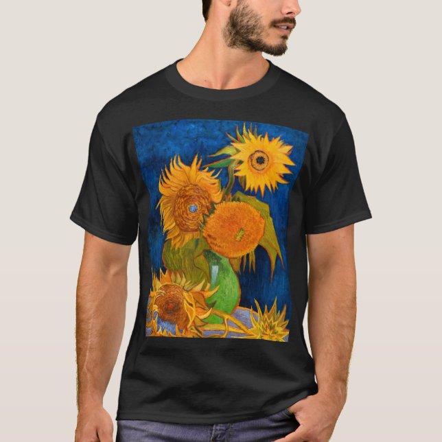 Camiseta Van Gogh Sunflower (Frente)