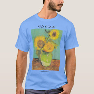 Camiseta Van Gogh Sunflower Art Gift Vincent Van Gogh