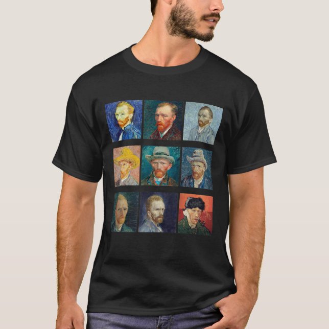 Camiseta Van Gogh T-Shirt | Tee Autoretrato Van Gogh (Frente)