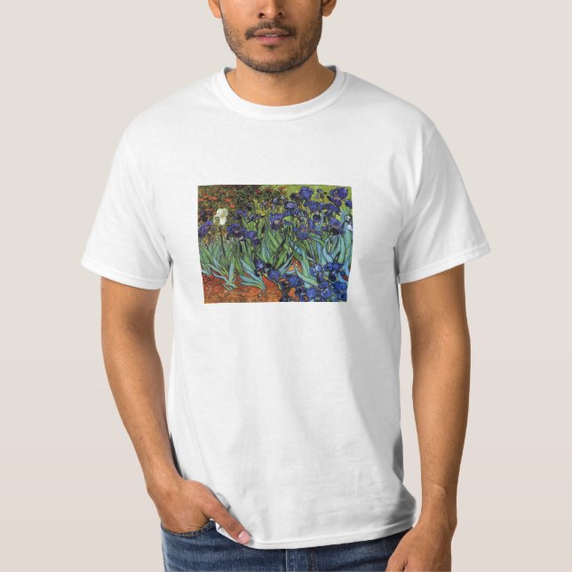 Camiseta Van Gogh torna iridescente o t-shirt (Frente)